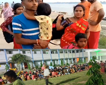 Murshidabad violence: Hindus fleeing in boats, take shelter in school; Suvendu Adhikari posts videos
