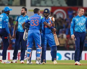 Team India arrives in Cuttack ahead of 2nd ODI against England 