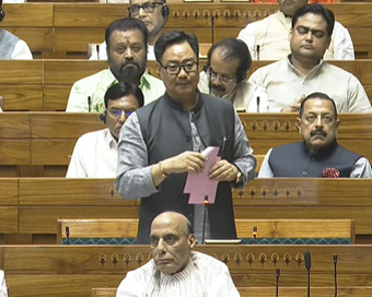 Parliament was being claimed as Waqf property: Rijiju slams UPA for making provisions 